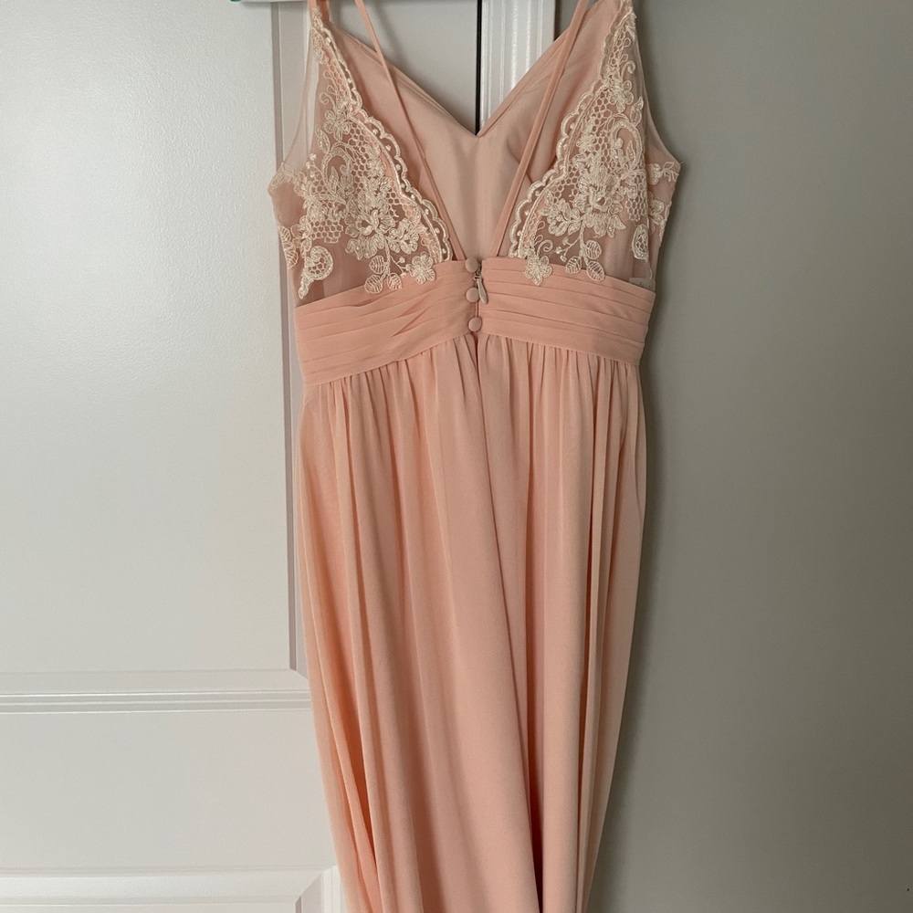 Blush Bridesmaid/Wedding Guest Dress